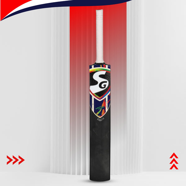 SG T-100 Plastic Cricket Bat – Short Handle, Lightweight Durable Bat for Tennis Ball Cricket, Kids & Beginners, Ideal for Outdoor Practice