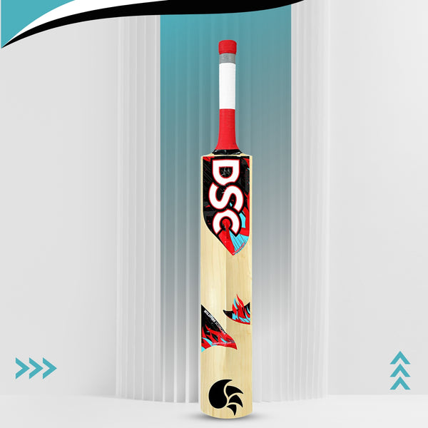 DSC Wildfire Scorcher Kashmir Willow Tennis Cricket Bat – SH, Full Size Lightweight Bat for Hard Tennis Ball Play, Street Cricket & Practice
