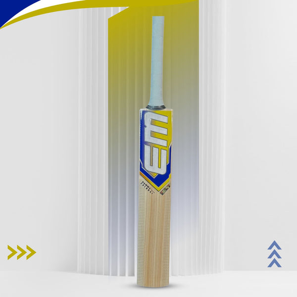 EM Namma Chennai Kashmir Willow Cricket Bat - Short Handle | Leather Ball Cricket Bat for Adults