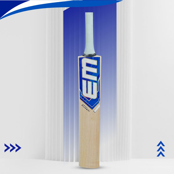 EM Amchi Mumbai Kashmir Willow Cricket Bat - Short Handle | Lightweight Grade 1 Bat for Beginners & Intermediates