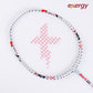 Exergy Katana Badminton Racket - 82g, 32 lbs Tension, Pre-Strung with Full Cover - Best Price online Prokicksports.com