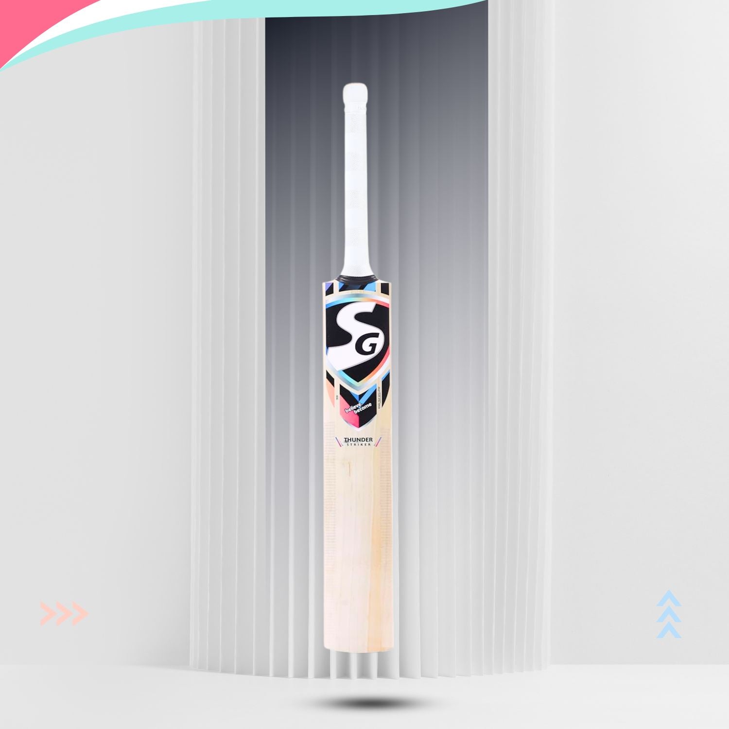 SG Thunder Striker English Willow Cricket Bat - Best Price online Prokicksports.com