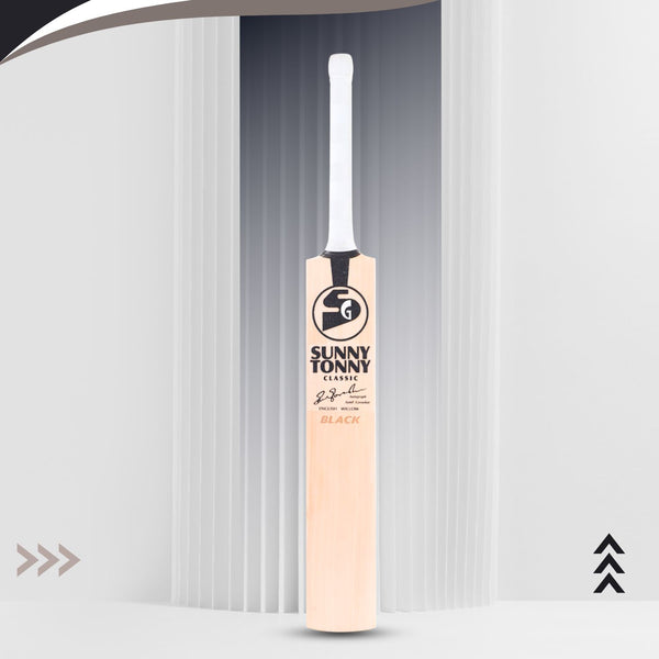 SG Sunny Tonny Classic Black English Willow Cricket Bat (SH) | Professional Cricket Bat for Power & Precision | Premium Grade English Willow | Thick Edges & Large Sweet Spot