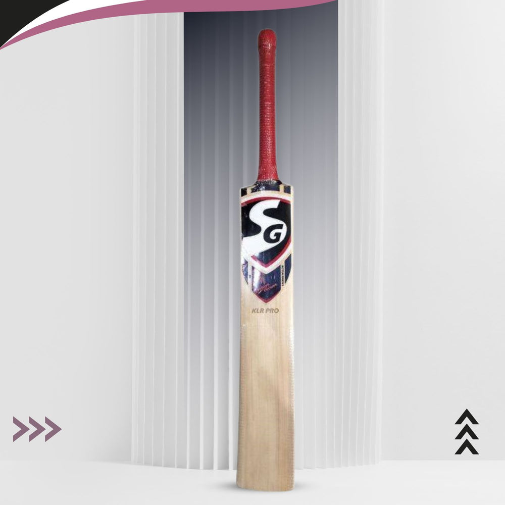 SG KLR Pro Kashmir Willow Cricket Bat - SH | Handcrafted Willow Bat for Power & Precision | Thick Edges & Large Sweet Spot