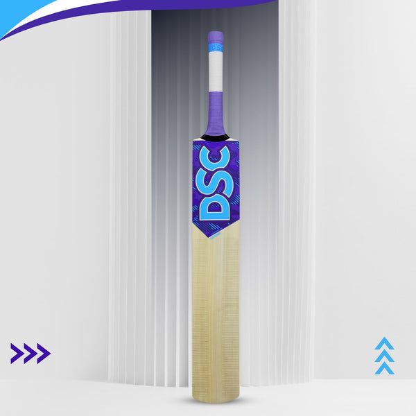 DSC Trizone Kashmir Willow Cricket Tennis Ball Bat - SH | Lightweight & Durable | Perfect for Tennis Ball Cricket