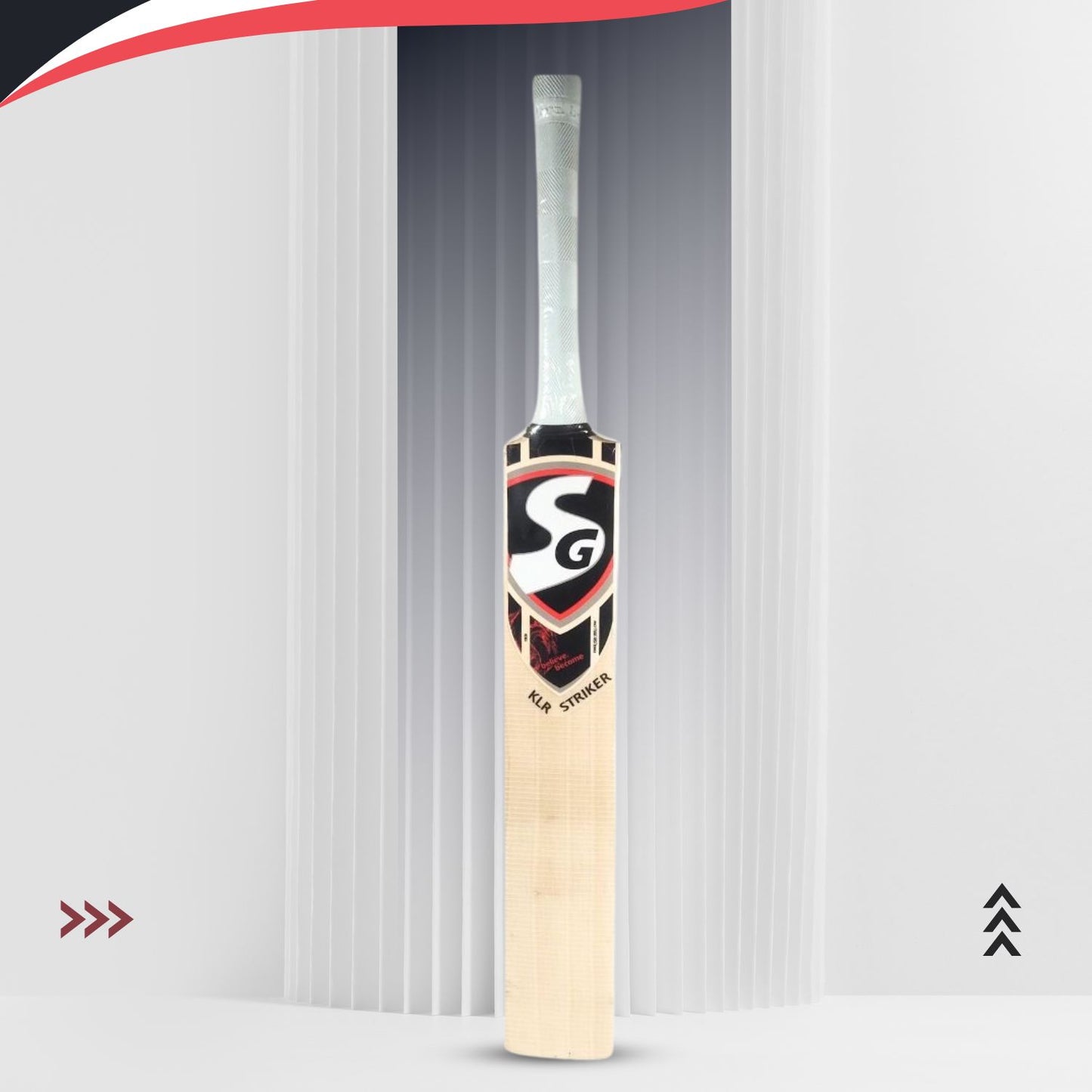 SG KLR Striker English Willow Cricket Bat , Lightweight Junior Bat for Young Players - Best Price online Prokicksports.com