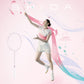 Li-Ning BladeX 880 Shida Badminton Racquet Pearl White AYPW051 | Speed-Focused Racquet with M46X Carbon Frame & T1100 Shaft