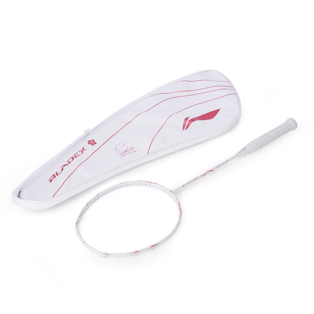 Li-Ning BladeX 880 Shida Badminton Racquet Pearl White AYPW051 | Speed-Focused Racquet with M46X Carbon Frame & T1100 Shaft
