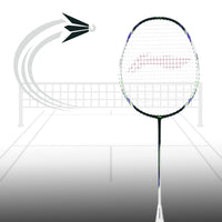 Li-Ning Halbertec Motor Unstrung Badminton Racquet – Power & Speed Performance Frame - Best Price online Prokicksports.com