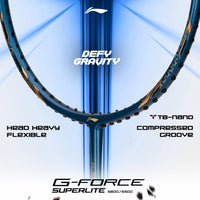 Li-Ning G-Force 5900 Superlite Badminton Racket | Ultra-Light 5U6 | Unstrung Racquet with Superior Control & Power - Best Price online Prokicksports.com