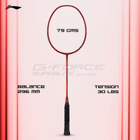 Li-Ning G-Force 5900 Superlite Badminton Racket | Ultra-Light 5U6 | Unstrung Racquet with Superior Control & Power