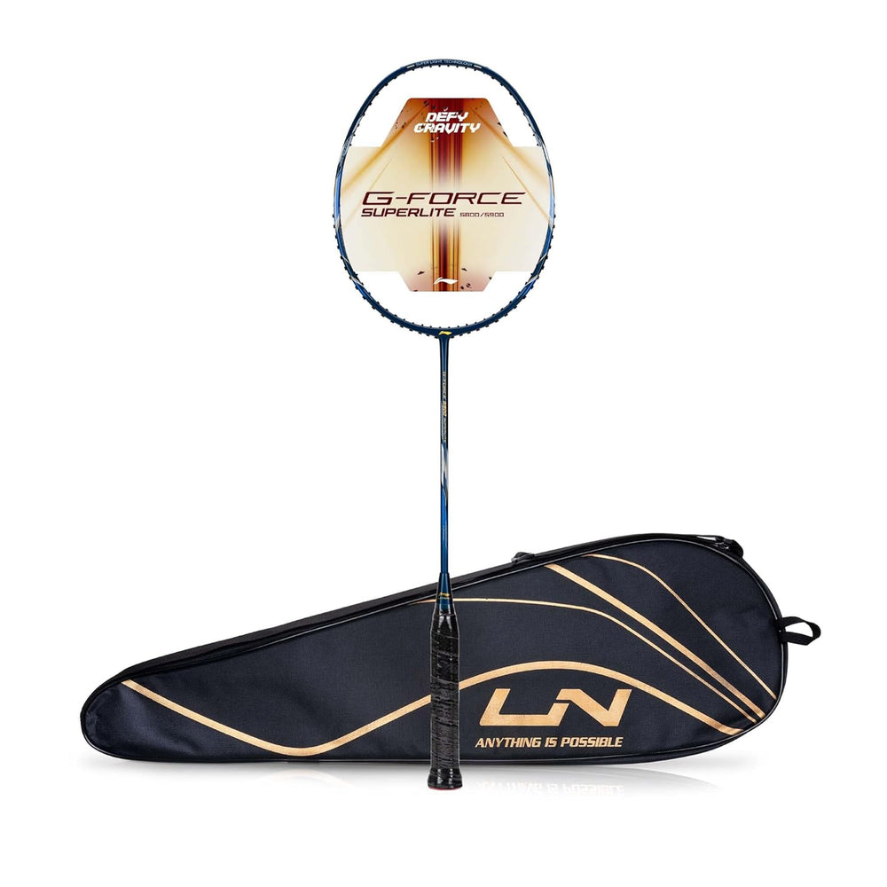Li-Ning G-Force 5900 Superlite Badminton Racket | Ultra-Light 5U6 | Unstrung Racquet with Superior Control & Power - Best Price online Prokicksports.com