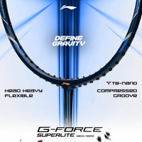 Li-Ning G-Force 5900 Superlite Badminton Racket | Ultra-Light 5U6 | Unstrung Racquet with Superior Control & Power - Best Price online Prokicksports.com