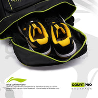 Li-Ning ABSS321 Court Pro Long Badminton Backpack, Red - Best Price online Prokicksports.com