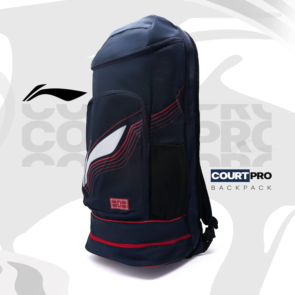 Li-Ning ABSS321 Court Pro Long Badminton Backpack, Red - Best Price online Prokicksports.com