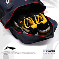 Li-Ning ABSS321 Court Pro Long Badminton Backpack, Red - Best Price online Prokicksports.com