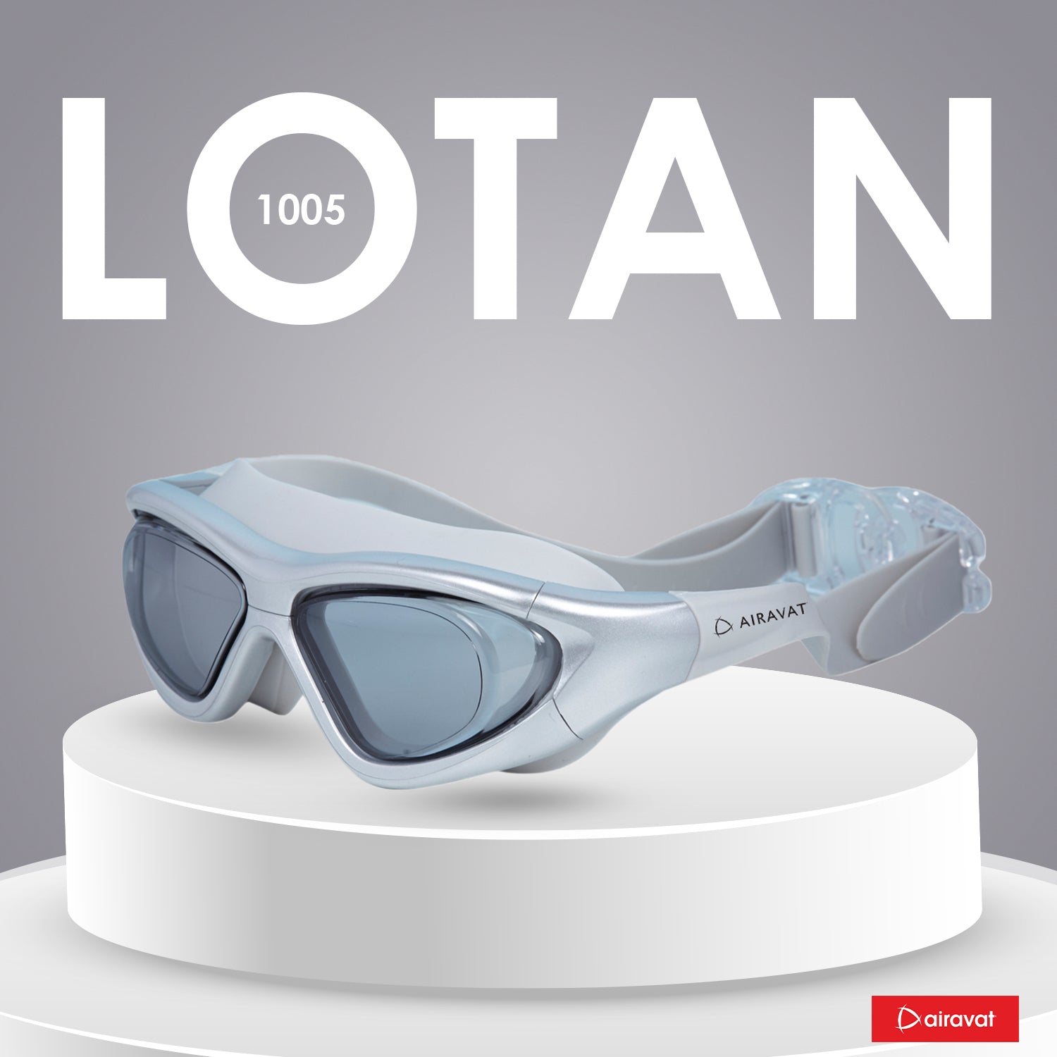 Airavat Lotan Swimming Goggles – Anti-Fog, UV Protection, No-Leak Polycarbonate Swim Glasses for Men, Women & Youth - Best Price online Prokicksports.com