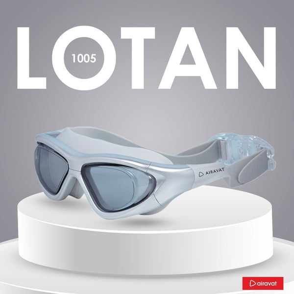 Airavat Lotan Swimming Goggles – Anti-Fog, UV Protection, No-Leak Polycarbonate Swim Glasses for Men, Women & Youth