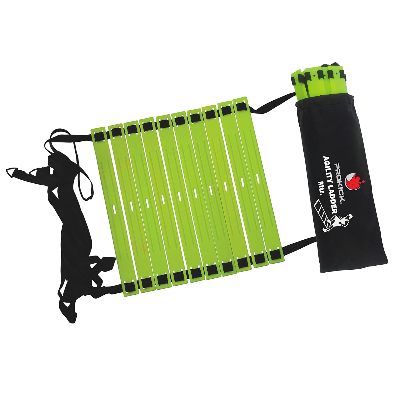 Prokick Agility Training Flat Adjustable Economy Ladder for track and ...