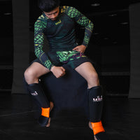 USI Universal 850MA Shin Pads | Lightweight PU Construction & Neoprene Strap Closure for Muay Thai & MMA - Best Price online Prokicksports.com