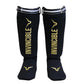 Invincible Muay Thai Padded Shin Guards | Four-Way Compression &amp; High-Impact Foam Padding