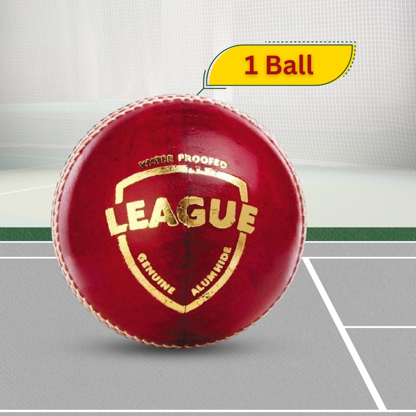 SG League Cricket Ball for Adult , Red - 1PC - Best Price online Prokicksports.com