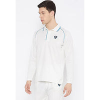 SG Legend Full Sleeves Cricket T-shirt – White Lightweight Polyester Shirt with Breathable Fabric, Comfortable Fit, and Moisture-Wicking for Match or Practice - Best Price online Prokicksports.com