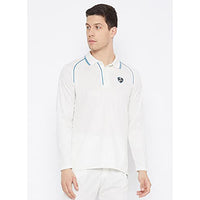 SG Legend Full Sleeves Cricket T-shirt – White Lightweight Polyester Shirt with Breathable Fabric, Comfortable Fit, and Moisture-Wicking for Match or Practice - Best Price online Prokicksports.com