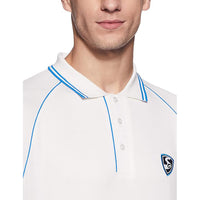 SG Legend Half Sleeves Cricket T-shirt – Lightweight White Polyester Jersey with Breathable Moisture-Wicking Fabric, Comfortable Fit for Match and Practice Use - Best Price online Prokicksports.com