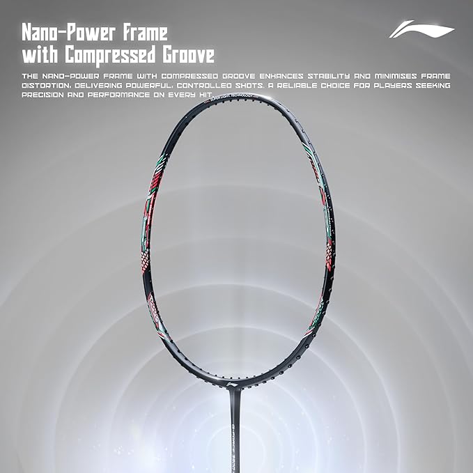 Li-Ning G-Force 3900 Superlite II Carbon-Fiber Strung Badminton Racquet – Lightweight Professional Racket with Free Full Cover - Best Price online Prokicksports.com