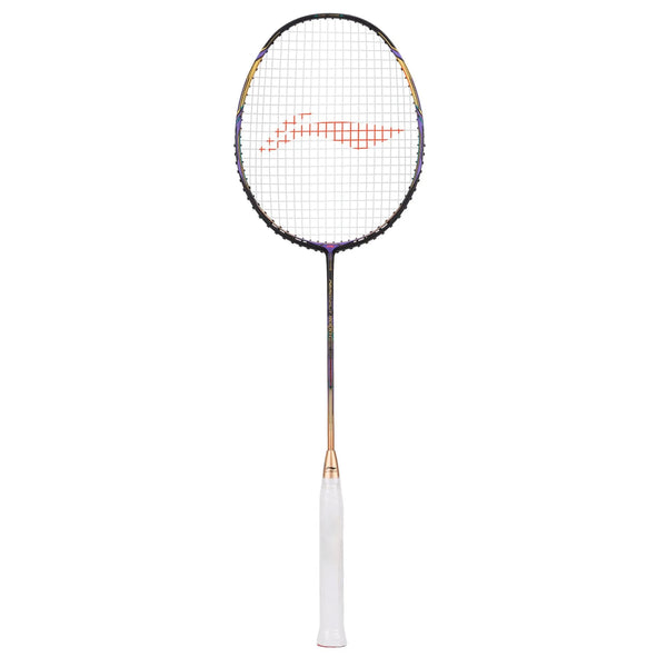 Li-Ning Aeronaut 9000I Unstrung Badminton Racquet, G6 - Black/Gold/Purple