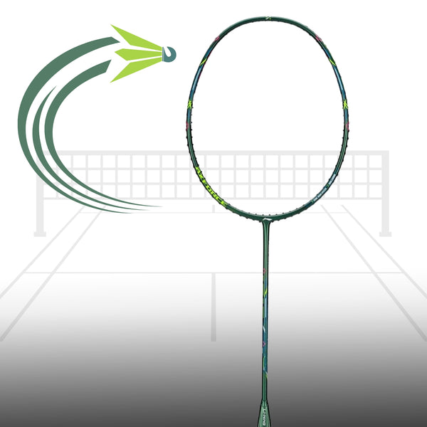 Li-Ning AXForce Cannon Unstrung Badminton Racquet, 4UG5 - Deep Teal