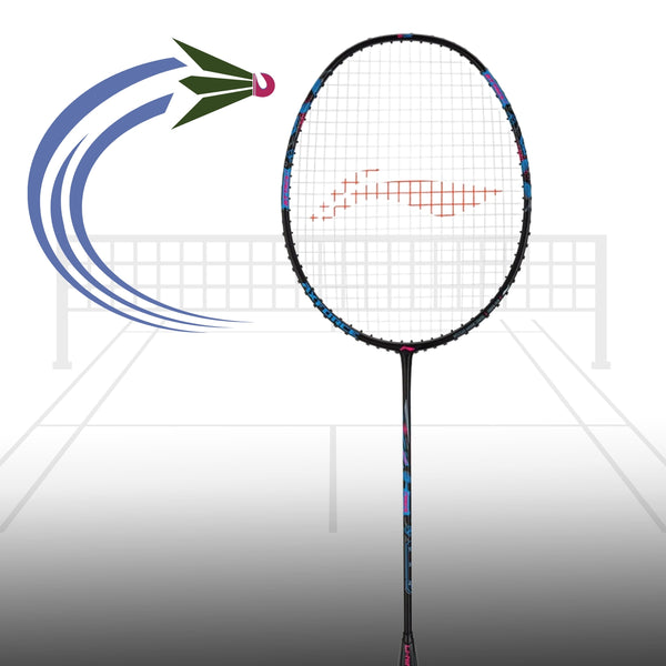 Li-Ning AXForce Big Bang Unstrung Badminton Racquet, 5UG6 - Black