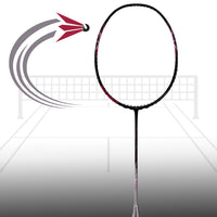 Li-Ning Axforce Big Bang Unstrung Badminton Racquet, Black/Neon Iridescent Pink - Best Price online Prokicksports.com