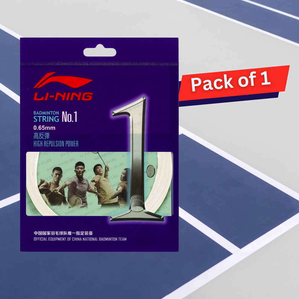 Li-Ning No 1 Badminton String 0.65mm - Best Price online Prokicksports.com