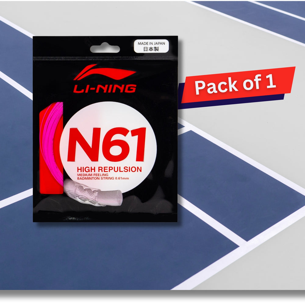 Li-Ning N61 Badminton String (0.61mm) - Best Price online Prokicksports.com