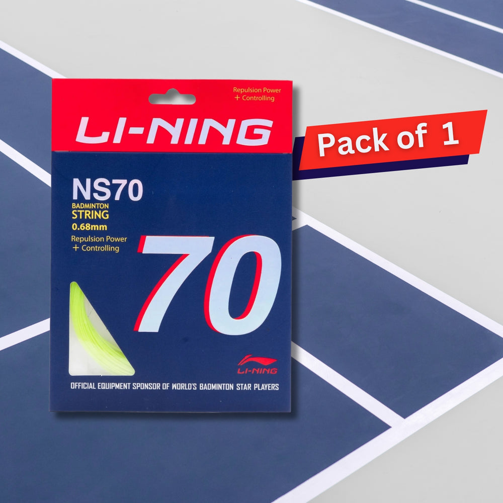 Li-Ning NS70 Badminton String (0.68mm) - Best Price online Prokicksports.com