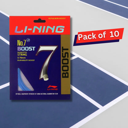 Li-Ning No. 7 Boost Badminton String - Pack of 10 Strings - Best Price online Prokicksports.com