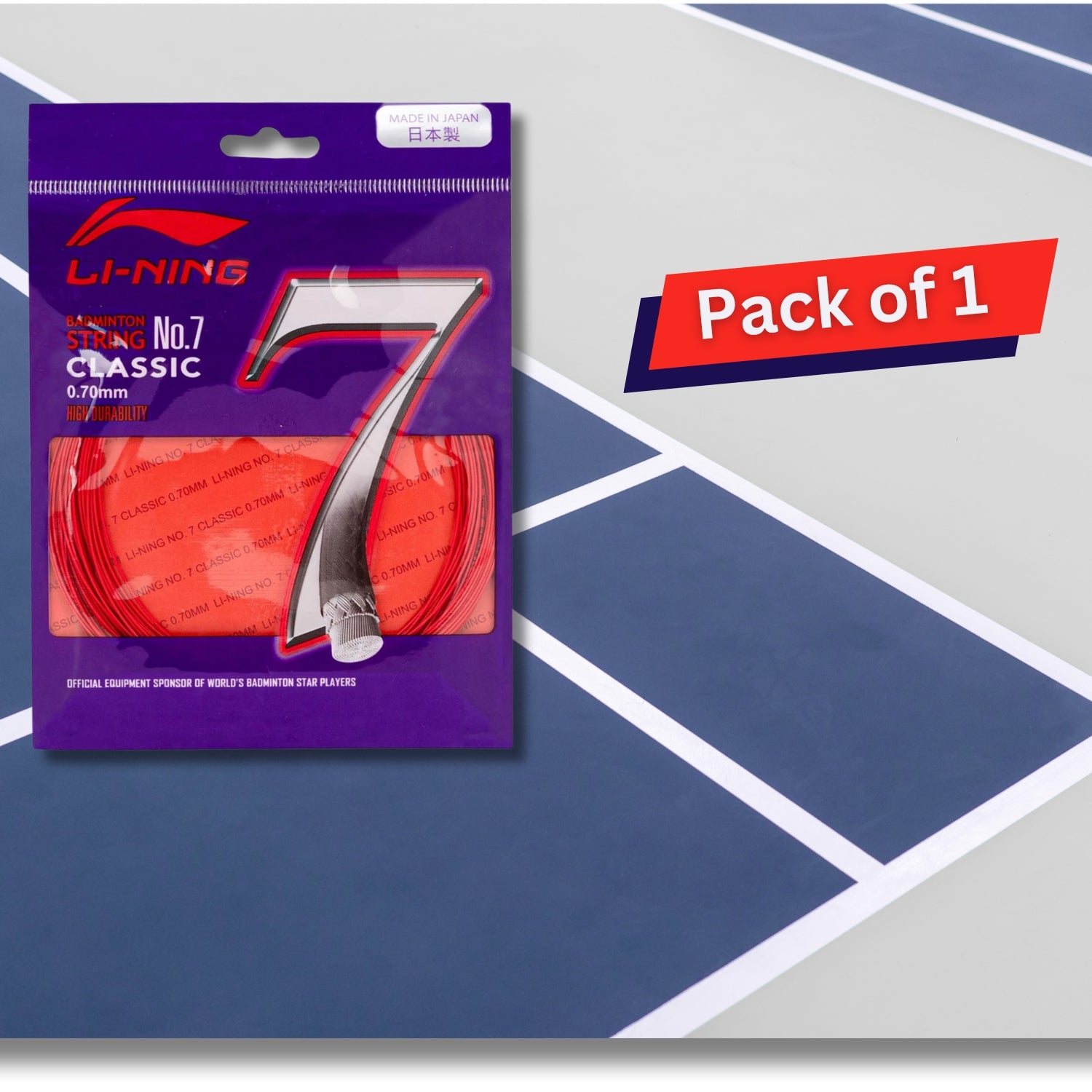 Li-Ning No. 7 Classic Badminton String - Best Price online Prokicksports.com