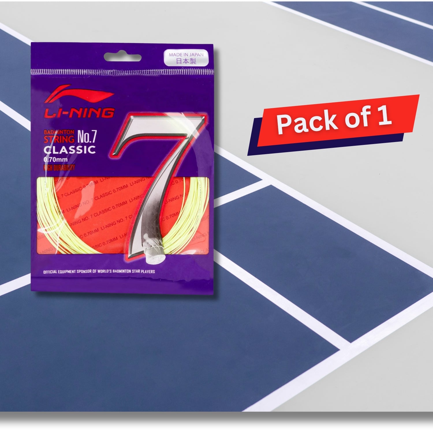 Li-Ning No. 7 Classic Badminton String - Best Price online Prokicksports.com