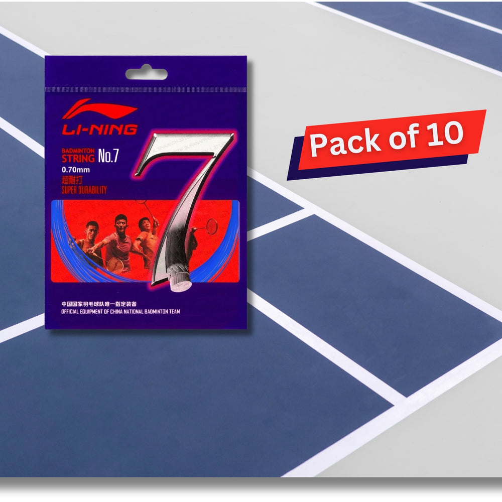 Li-Ning No. 7 Badminton String - Pack of 10 Strings - Best Price online Prokicksports.com
