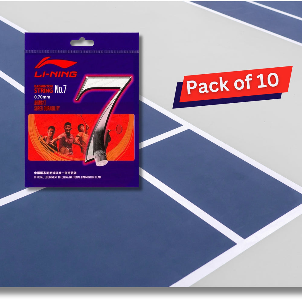 Li-Ning No. 7 Badminton String - Pack of 10 Strings - Best Price online Prokicksports.com