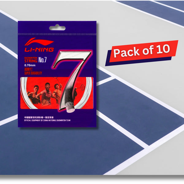 Li-Ning No. 7 Badminton String - Pack of 10 Strings