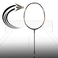 Apacs Feather Weight 55 Unstrung Badminton Racquet | Ultra-Light 58g Frame | High Modulus Graphite | Powerful Smash Control | Advanced Speed Racquet - Best Price online Prokicksports.com