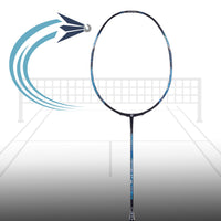 Apacs Feather Weight 55 Unstrung Badminton Racquet | Ultra-Light 58g Frame | High Modulus Graphite | Powerful Smash Control | Advanced Speed Racquet - Best Price online Prokicksports.com