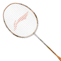 Li-Ning Air-Force 78 G3 Unstrung Badminton Racket | Lightweight 78 Grams | G6 Grip | White/Light Orange/Black | Professional Attacking Racket - Best Price online Prokicksports.com
