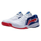 Li-Ning Lei Ting Lite Badminton Training Shoes, Standard White/True Blue - Best Price online Prokicksports.com
