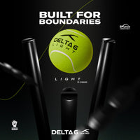Hundred Delta 6 Light Cricket Tennis Balls – Neon Yellow Practice Balls Pack of 6 for Gully Cricket, Nets & Soft Ball Matches - Best Price online Prokicksports.com