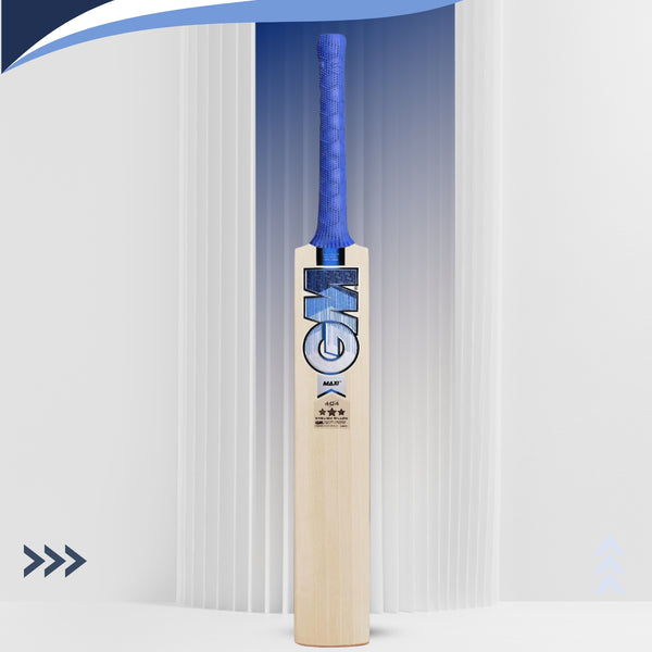 GM Maxi 404 English Willow Cricket Bat – SH (Short Handle), Lightweight Grade English Willow Bat for Power & Control