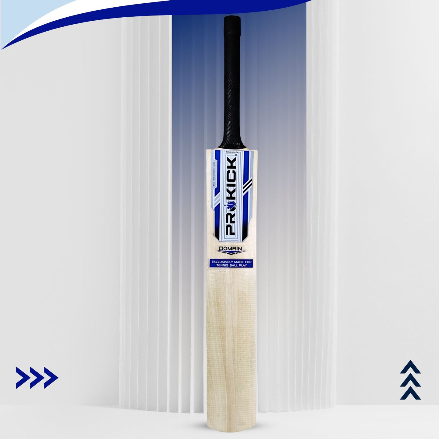 Prokick Domain Indian Willow Cricket Tennis Ball Bat
